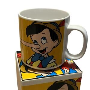Vintage Disney Applause Pinocchio I've Got a Nose for Mischief Mug